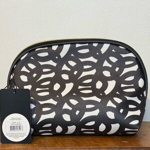 French Bull Black and White Patterned Cosmetic Bag